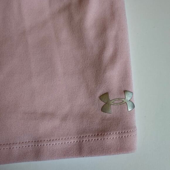Under Armour Girls Pink Motion Crop Tank Top 6 - Picture 3 of 7